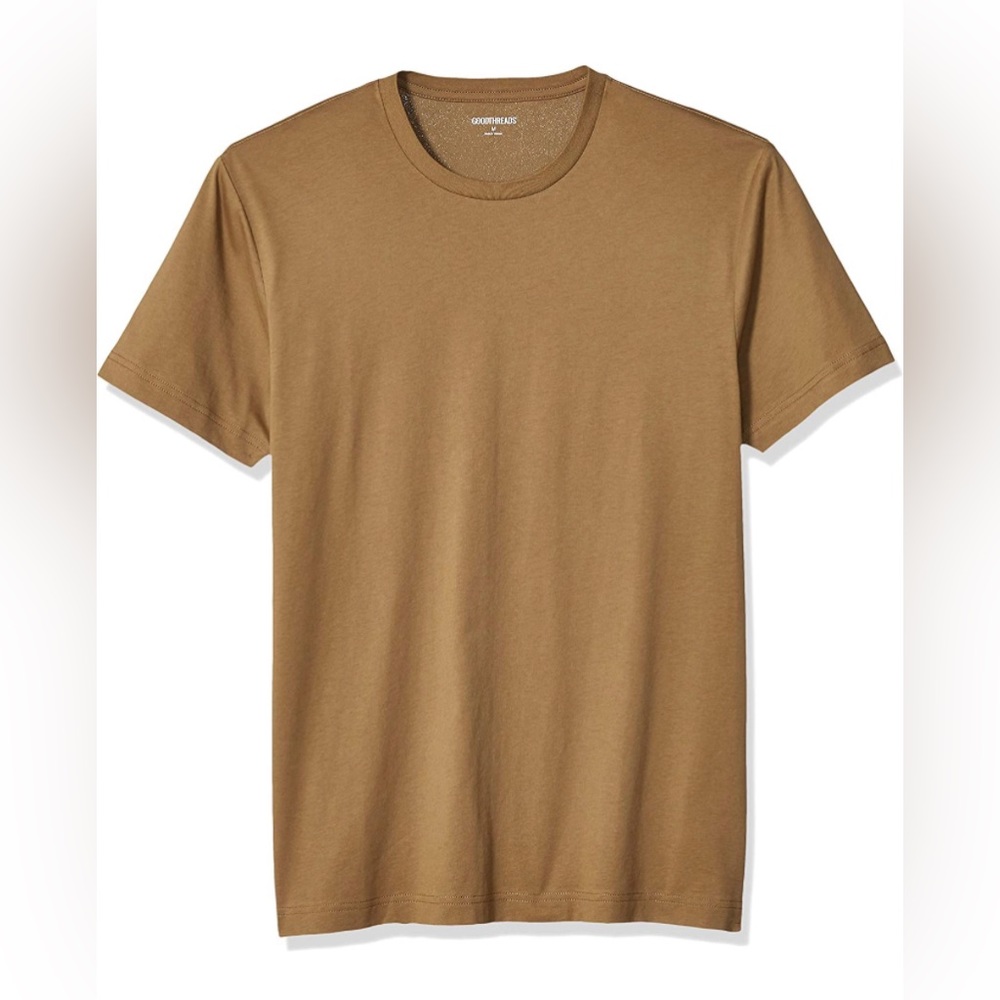 Goodthreads Men's Slim-Fit Short-Sleeve Cotton Crewneck T-Shirt ,Brown 3X-LgTall